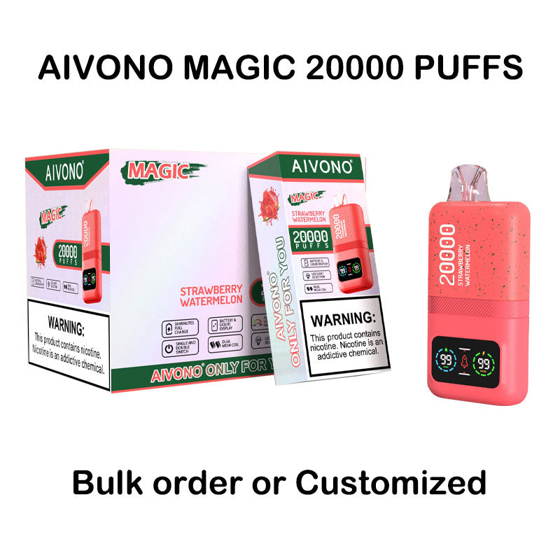 AIVONO MAGIC 20K Puffs Disposable Vape - Long Lasting Smooth 0% Nicotine