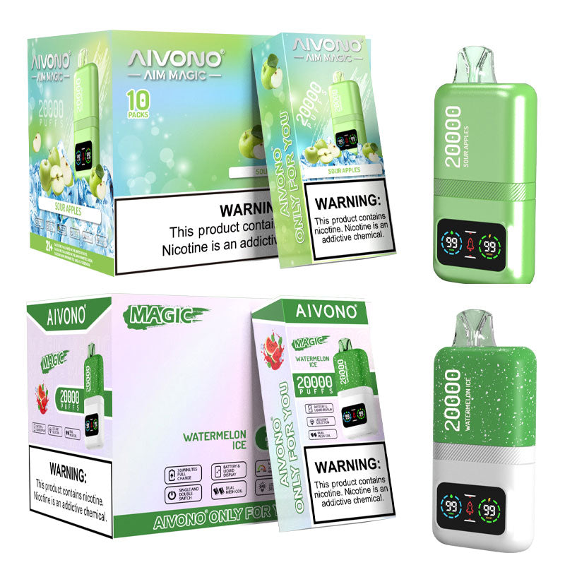 AIVONO MAGIC 20K Puffs Disposable Vape - Long Lasting Smooth 0% Nicotine